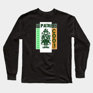 St Patrick leprechaun cool Long Sleeve T-Shirt